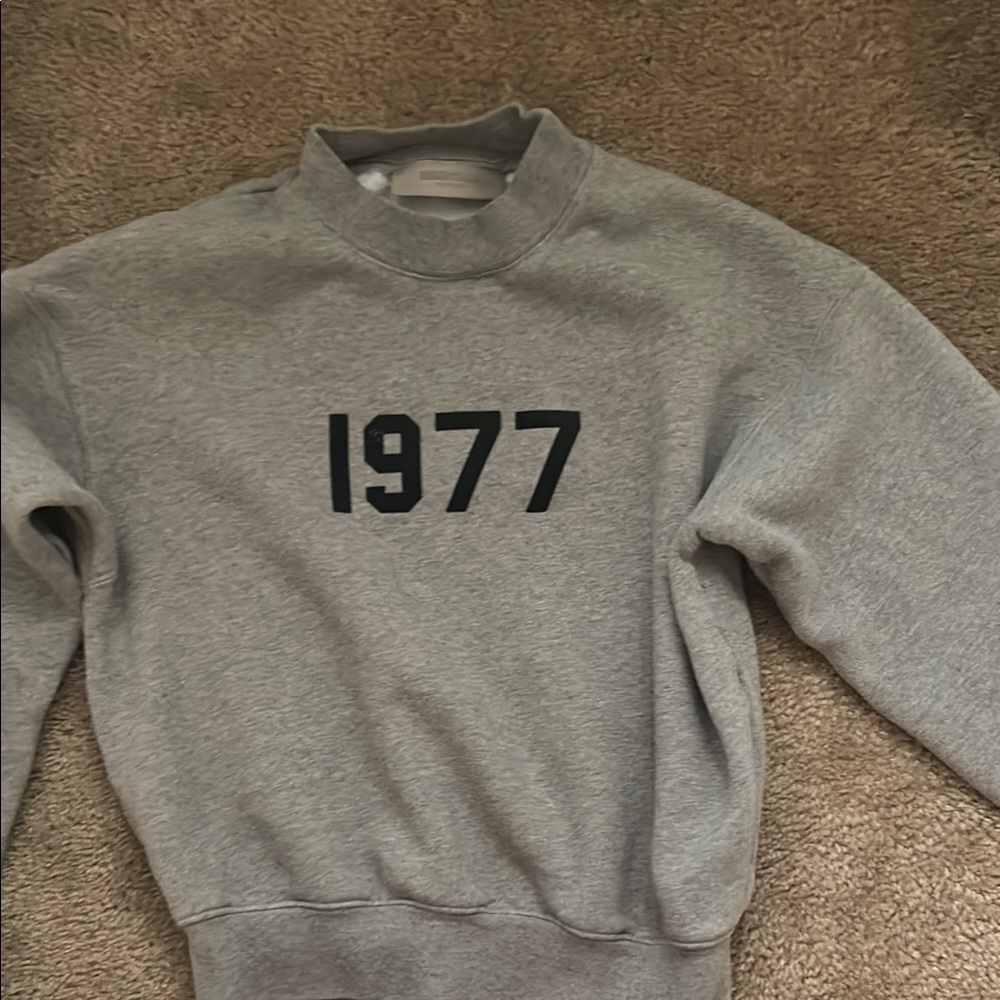 Gray kids Essentials sweater